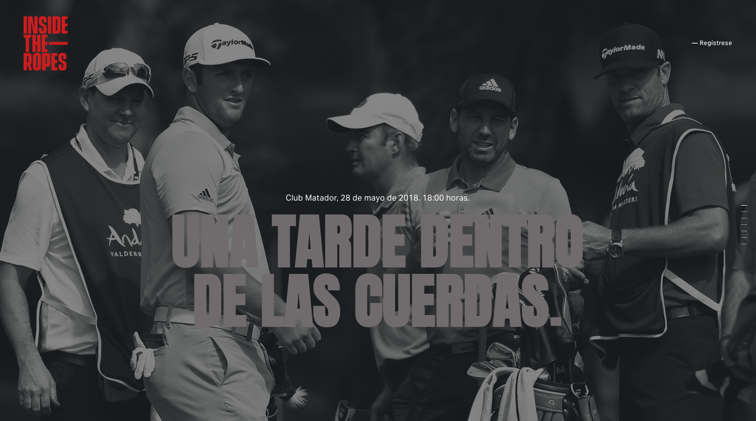 European Tour Golf Sponsorship Agency Inside the ropes