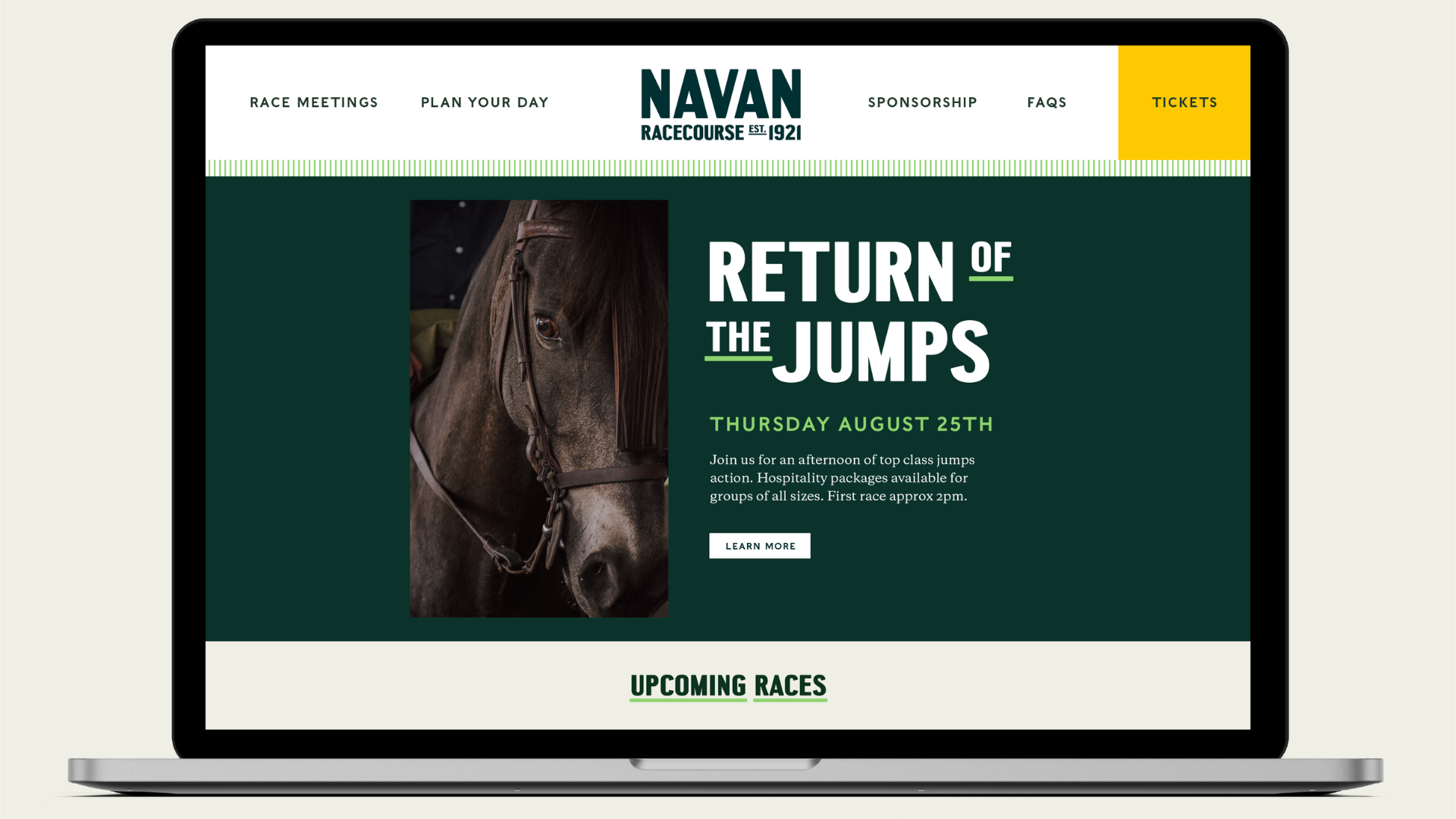 Navan Racecourse logo and branding agency