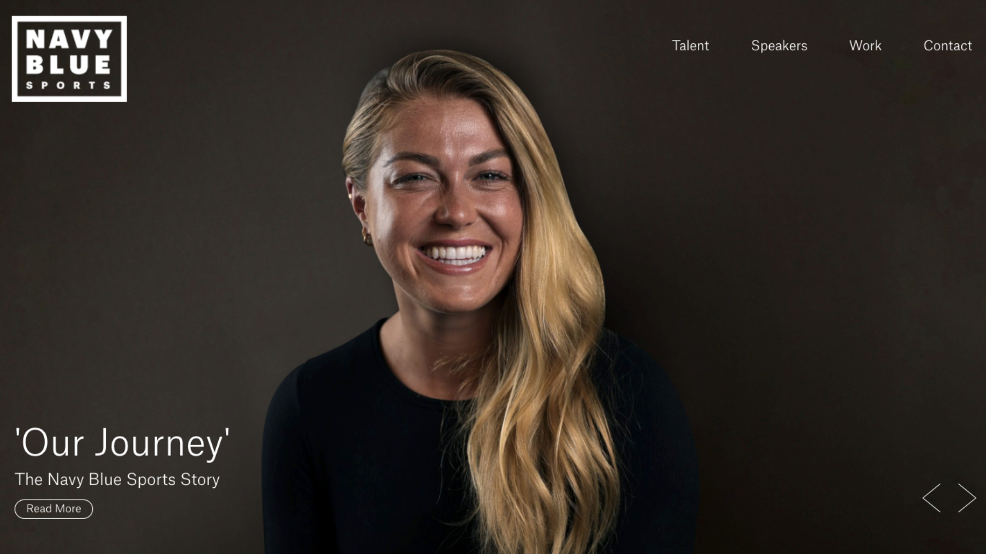 Navy Blue Sports Agency branding