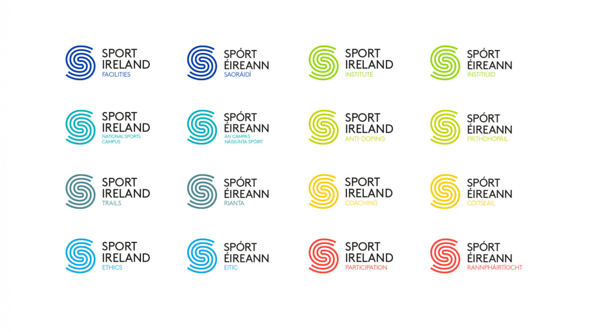 Sport ireland brand architecure design by branding sport